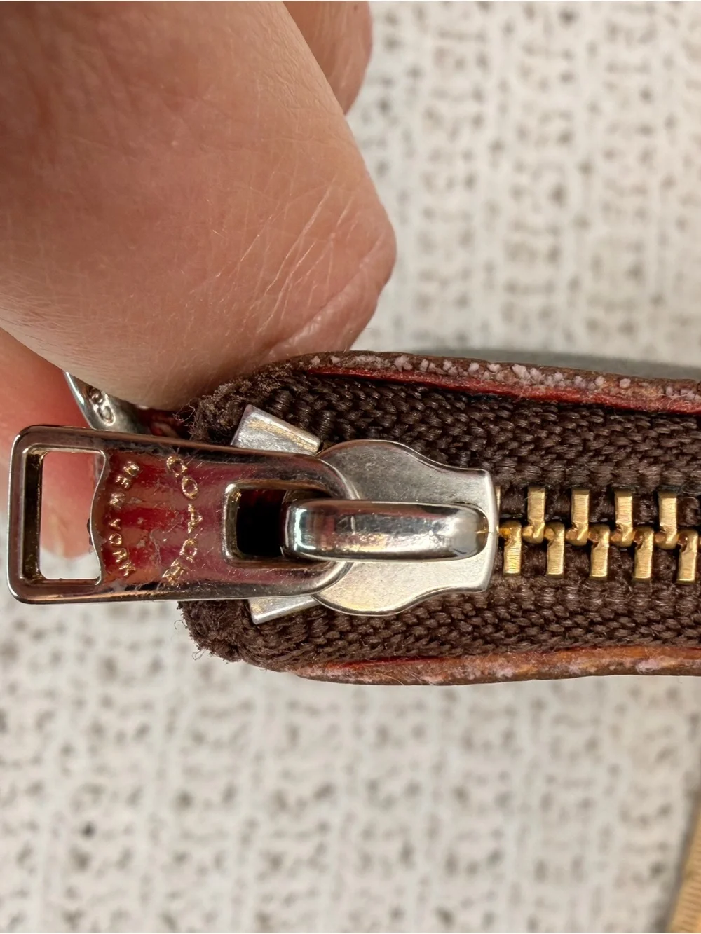 Coach wristlet signature